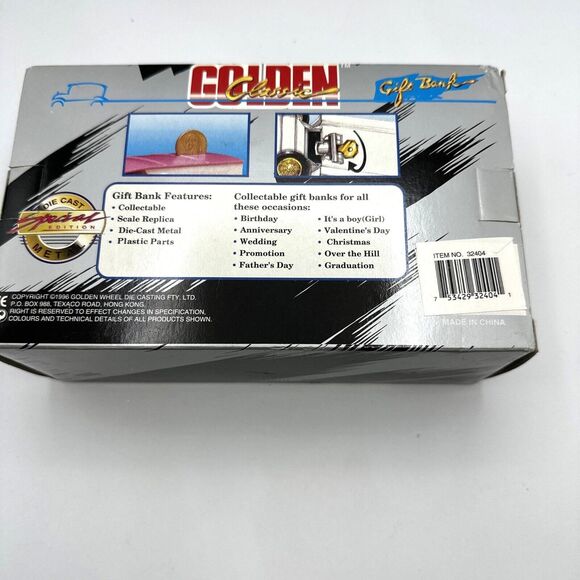 Golden Classic Diecast Pepsi-Cola Limited Edition Coin Bank- SEALED IN PACKAGE - Picture 3 of 5